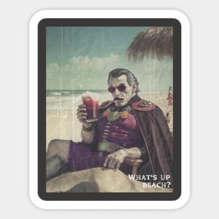 Dracula - What's up, beach? Sticker